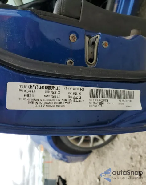 2013 Dodge Dart Sxt z USA, uszkodzony, nr VIN 1C3CDFBA7DD343286